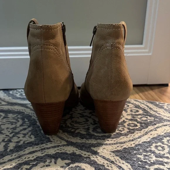 Frye Tan Leather Ankle Boots - Picture 3 of 4